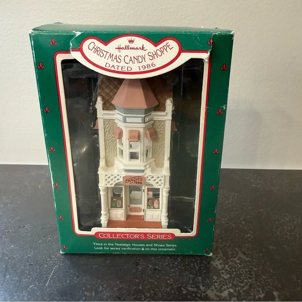 Hallmark Christmas Nostalgic Candy Shop Ornament - 1986